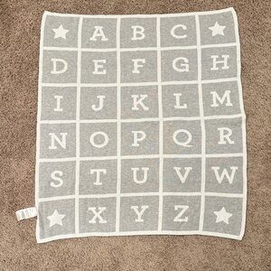 Silvercloud Cotton Alphabet Baby Blanket